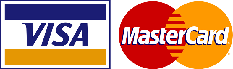 Visa ve Mastercard logoları